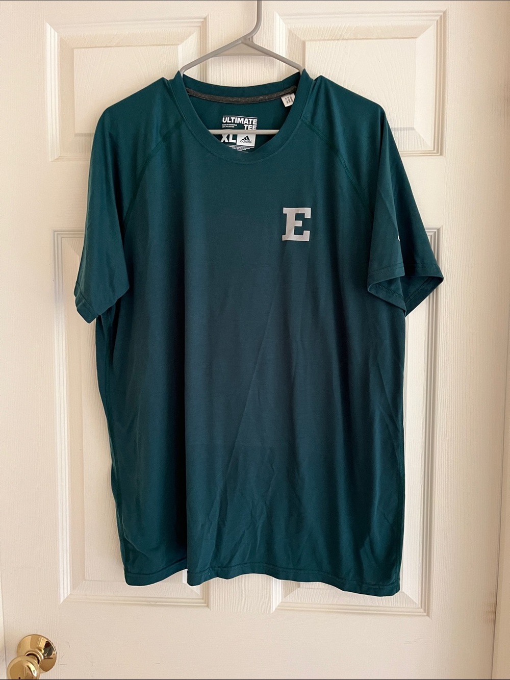 Adidas Eastern Michigan Eagles Men's Ultimate Climalite Short Sleeve Tee - XL